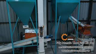 Fully Automatic Wheat Flour Mill Plant  Shri Viratra Engineering [upl. by Dnomsed683]