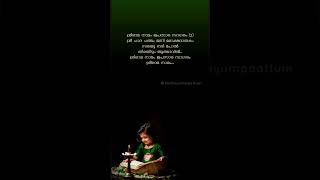 sree rama namam lyrics trending karkkidakam shortsvideo [upl. by Egwin14]