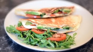 Quesadillas houmous et avocats [upl. by Shirah]