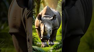 Javan Rhinos of Indonesia One of the most endangered animals in the world [upl. by Files909]