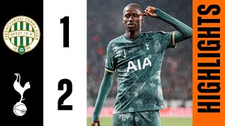 Ferencvaros 12 Tottenham Hotspur  EUROPA LEAGUE HIGHLIGHTS  Johnson scores his fifth in a row [upl. by Peddada]