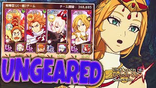 BETTER THAN I THOUGHT NEW RED JENNA UNGEARED PVP SHOWCASE  Seven Deadly Sins Grand Cross [upl. by Scandura]