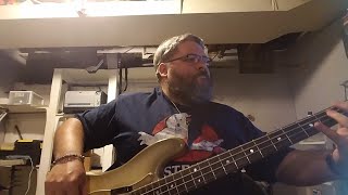 Glen Campbell tribute  Rhinestone Cowboy  bass cover [upl. by Nnylirak]