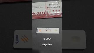 TTC 1  6 DPO  Pregnancy kit  HCG test  Negative  14 Sept 2024  Baby Bump [upl. by Waylon36]