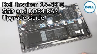 Dell Inspiron 1555105518 2021  SSD and RAM Upgrade Guide [upl. by Nicoline]