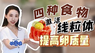 4种食物激活线粒体，提高卵子质量！助孕侠备孕饮食 [upl. by Ardnalak]