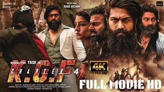 KGFChapter 4 New Hindi Dubbed Full Movie 4K factsYashSanjay DuttRaveena SrinidhiPrashanth Neel [upl. by Tammi909]