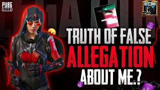 TRUTH OF FALSE ALLEGATIONS ABOUT ME  PUBG LITE  OnePlus9R98T7T76T8N105GN100Nord5TNeve [upl. by Honna]