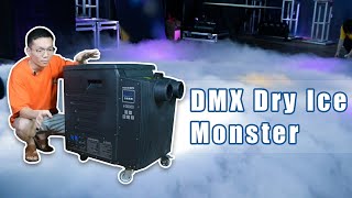 HD6000 DMX Dry Ice Machine  Review with DMX Low Dry Ice Machine [upl. by Ita]