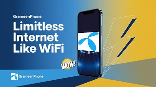 Grameenphone Limitless Internet কিভাবে ব্যবহার করবেন  GP WiFi [upl. by Gnouhc]