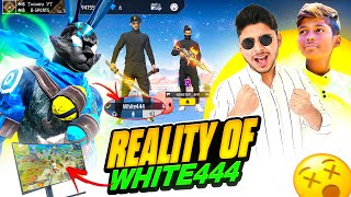 REALITY OF WHITE444 🤯😨 WHITE444 USING PANEL ON LIVE 😬🤐 WHITE444YT [upl. by Ecerehs]