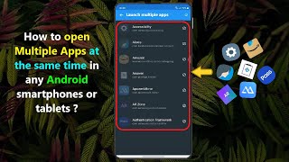 How to open Multiple Apps at the same time in any Android smartphones or tablets [upl. by Amoakuh]