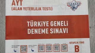 İCEBERG TÜRKİYE GENELİ AYT DENEME COĞRAFYA ÇÖZÜMÜ 1119 MAYIS 2023 YKS [upl. by Etnoel]