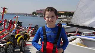 Optimist Training und Regatta in Portoroz [upl. by Airitac]