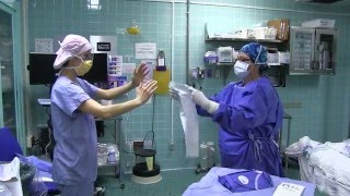 Surgical Gowning and Gloving [upl. by Nowad]