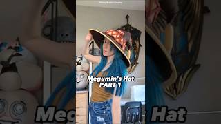 Making Megumins Hat from the anime KonoSuba Part 1 cosplay anime tutorial [upl. by Ilat545]