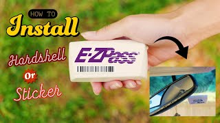 How To Install E ZPass Toll Pass Easy Simple [upl. by Pallaton8]