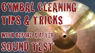 Cleaning Cymbals Made EASY with This ONE Trick [upl. by Lody29]