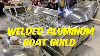 ALL WELDED Fishing Boat Built from Scratch  Time Lapse [upl. by Elenaj]