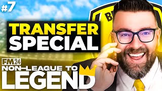 TRANSFER WINDOW  Part 7  BURTON  NonLeague to Legend FM24 [upl. by Ahcas594]