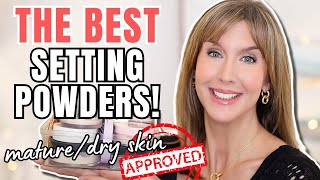 The BEST Setting Powder For Mature Skin  UNDER EYES and FACE [upl. by Lerad956]