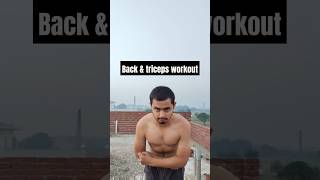 Back amp tricep workout shorts ytshorts workout gym phonk [upl. by Aborn]