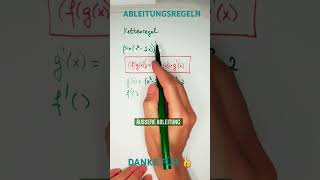 KETTENREGEL ANWENDEN youtubeshorts maths derivative [upl. by Hunsinger]