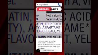 Is aspartame safe What is aspartame for Aspartame cancer risk healthshorts [upl. by Joscelin725]