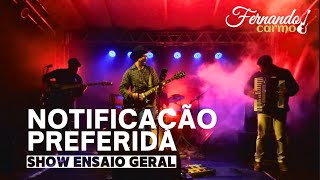 quotNotificação Preferidaquot Fernando Carmo COVER Show ENSAIO GERAL [upl. by Melvina]