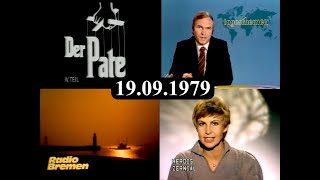 ZDF quotDer Pate II IVquot Ending 19091979  ARD Tagesschau 21091979 [upl. by Norrehs]