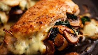 Mushroom Stuffed Chicken Breast [upl. by Sydney]