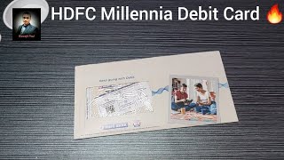 HDFC Bank Millennia Visa Signature debit card 🔥🔥 [upl. by Lynnworth172]