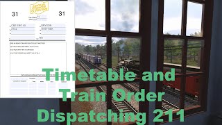 Timetable and Train Order Dispatching 211  Railroaders Play Railroader [upl. by Eppilihp]