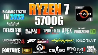 AMD Ryzen 7 5700G Vega 8  Gaming Test in 2023 [upl. by Yraeht]