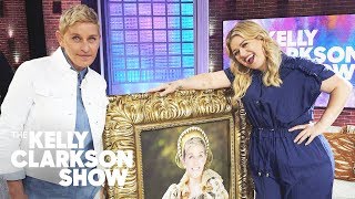 Ellen DeGeneres Surprises Kelly amp Her Audience With A SuperSized Gift  The Kelly Clarkson Show [upl. by Akenet]