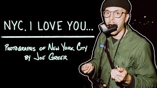 Joe Greer on his DEBUT Photo Book  “nyc i love you” [upl. by Kimberley]