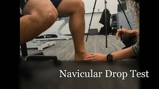 Navicular Drop Test [upl. by Wojcik]