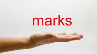 How to Pronounce marks  American English [upl. by Hogan98]