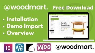 Create WordPress Ecommerce Website in 10 Minutes Using WoodMart WooCommerce Premium Theme For Free [upl. by Ginelle]