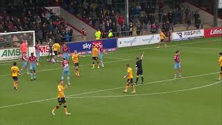 Scunthorpe United v Newport County highlights [upl. by Seely]