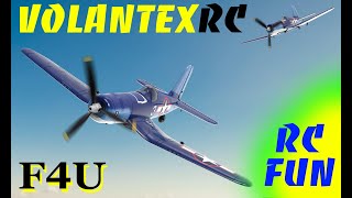 VOLANTEXRC F4U First Flight [upl. by Yrelav]