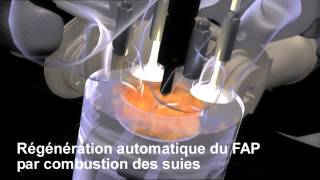 FAP  filtre à particules additivé diesel une innovation PSA Peugeot Citroën [upl. by Pennie]