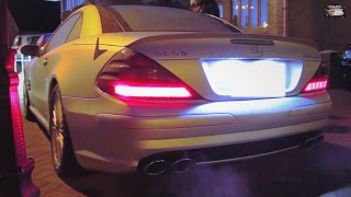 MERCEDESBENZ SL55 AMG LOUD REVS EISENMANN RACE EXHAUST [upl. by Iatnohs]