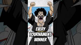 Every Tournament Winner in Dragon Ball [upl. by Gar846]