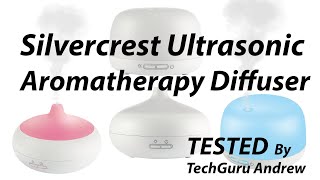 Silvercrest Ultrasonic Aromatherapy Diffuser [upl. by Eintirb]