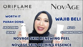 NOVAGE SKIN RENEWING PEELamp PRIMMING ESSENCE  REVIEW PRODUK [upl. by Hebe284]