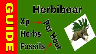 OSRS Ironman Quick Guide to Herbiboar  xpherbsfossilsnumulite per hour [upl. by Sharline334]