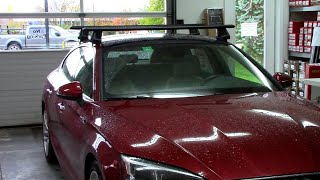 Audi A5 Sportback 20182020 Thule Evo Clamp Wingbar Evo Roof Rack Installation [upl. by Allanson]