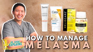 10 Ways to Manage Dark Spots of Melasma  Dermatologist Explains [upl. by Botsford]