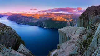 Preikestolen Pulpit Rock Norway  Aerial View  DJI Mavic Mini  Hiking  Drone View [upl. by Berky]